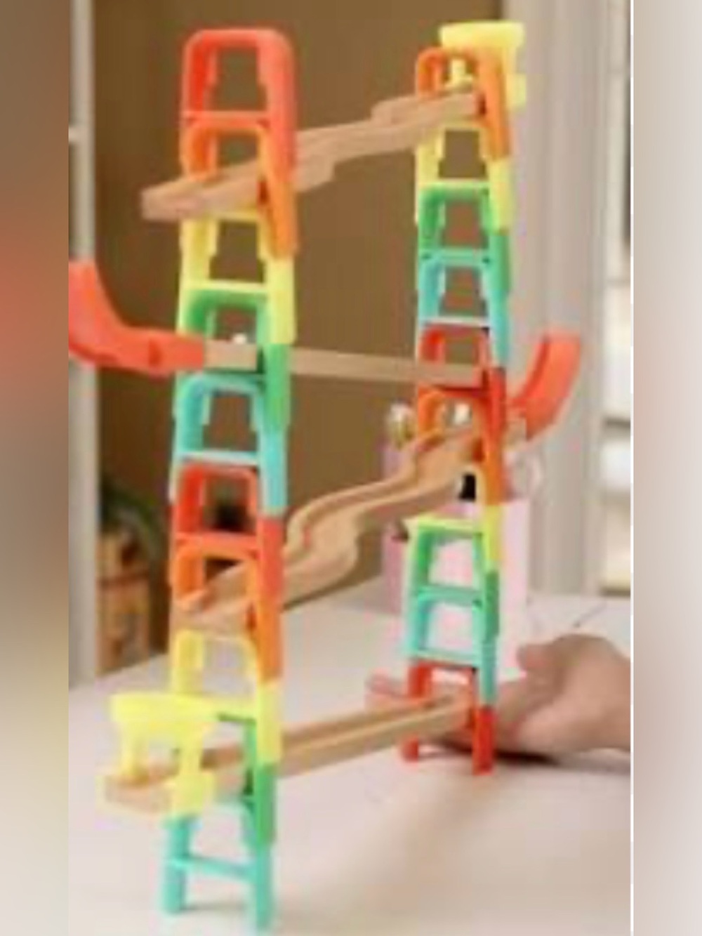 Lovevery Lovevery Energy In Motion Wooden Ball Ramps.